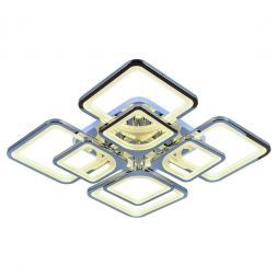 Потолочный светодиодный светильник 8057/4+4 CHR 224W+12W RGB хром Profit Light