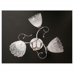 Потолочный светильник 10107/3CR WT ЭкономСвет (EKONOMSVET 10107/3CR WT)