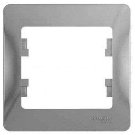 Рамка 1-я Schneider Electric Glossa Алюминий GSL000301