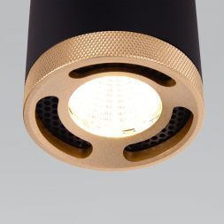 Светильник потолочный светодиодный 9W 4200K чёрный 25033/LED Elektrostandard