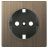 Накладка для розетки Werkel W1179012 бронза (WL12-SKGS-IP20-CP)