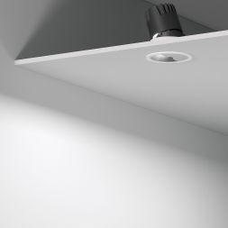 Потолочный светодиодный светильник 10W 4000K белый/хром Elektrostandard 25090/LED