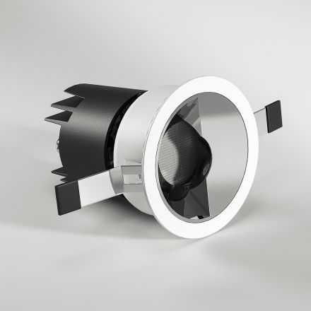 Потолочный светодиодный светильник 10W 4000K белый/хром Elektrostandard 25090/LED