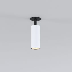 Diffe светильник встраиваемый белый/черный 10W 4200K 25052/LED Elektrostandard