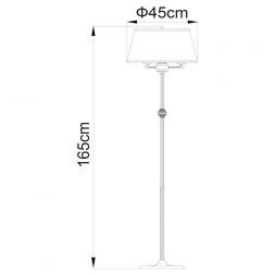 Торшер Arte Lamp A3579PN-3AB