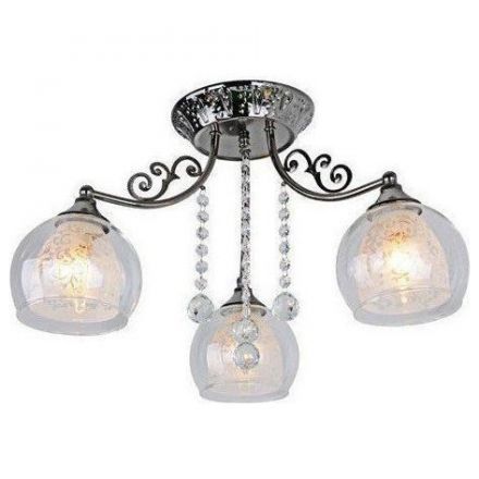 Люстра LV 8822/3 E27 60W черный ф500*Н280