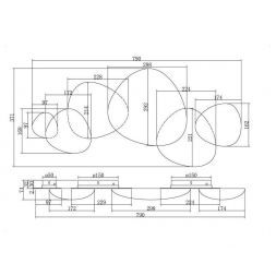 Настенный светодиодный светильник Maytoni MOD314WL-L13N3K Jack-stone