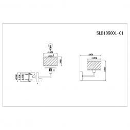 Светильник настенный Evoluce SLE105001-01 BELGE