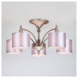 Люстра Eurosvet 60080/5 сатин-никель (EUROSVET 60080/5 сатин-никель)