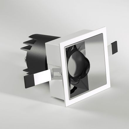 Потолочный светодиодный светильник 10W 4000K белый/хром Elektrostandard 25091/LED