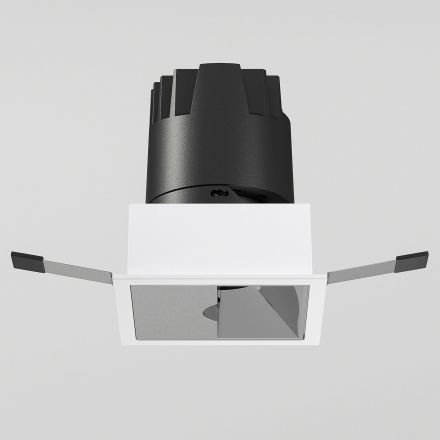 Потолочный светодиодный светильник 10W 4000K белый/хром Elektrostandard 25091/LED