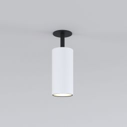 Diffe светильник встраиваемый белый/черный 15W 4200K 25066/LED Elektrostandard