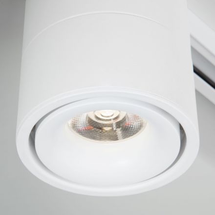 Трековый светодиодный светильник для однофазного шинопровода Elektrostandard Klips Белый 15W 4200K (LTB21) однофазный