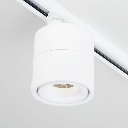 Трековый светодиодный светильник для однофазного шинопровода Elektrostandard Klips Белый 15W 4200K (LTB21) однофазный