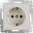 Розетка с з/к Werkel W1171003 слоновая кость (WL03-SKG-01-IP20-ivory)