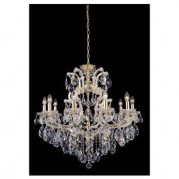 Подвесная люстра Crystal Lux Isabel SP11 Gold/Transparent (CRYSTAL-LUX Isabel SP11 Gold/Transparent)