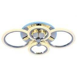 Потолочный светодиодный светильник 8076/4 CHR 72W+7W RGB хром Profit Light