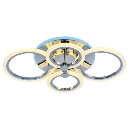 Потолочный светодиодный светильник 8076/4 CHR 72W+7W RGB хром Profit Light