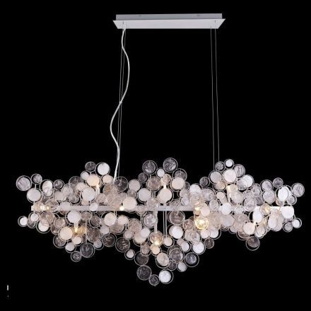 Подвесной светильник Crystal Lux Deseo SP15 L1400 Silver
