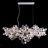 Подвесной светильник Crystal Lux Deseo SP15 L1400 Silver