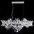 Подвесной светильник Crystal Lux Deseo SP15 L1400 Silver