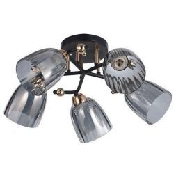 Люстра ЭкономСвет 12229/5BK+FGD GR