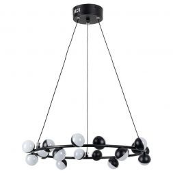 Подвесная светодиодная люстра Arte Lamp Dexter A3619SP-18BK