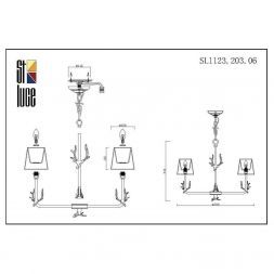 Люстра подвесная ST Luce SL1123.203.06 VELOSSA