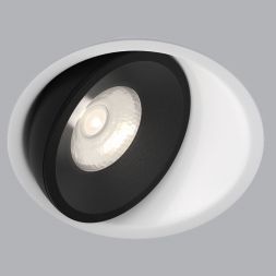 Встраиваемый светодиодный светильник Elektrostandard 25083/LED 6W 4200K белый/чёрный