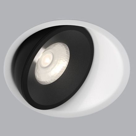 Встраиваемый светодиодный светильник Elektrostandard 25083/LED 6W 4200K белый/чёрный