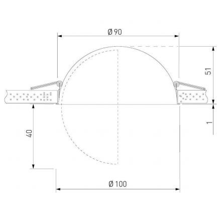 Встраиваемый светодиодный светильник Elektrostandard 25083/LED 6W 4200K белый/чёрный