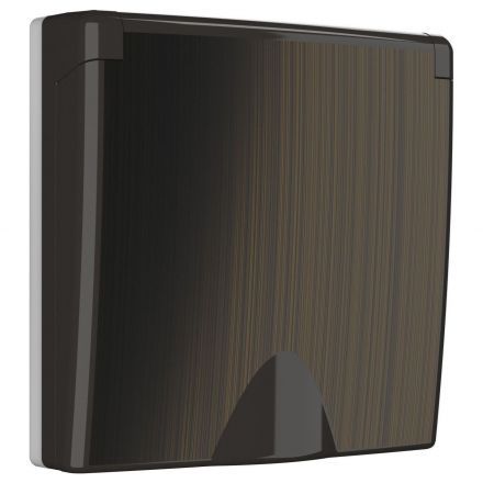 Накладка для розетки с крышкой Werkel W1179212 бронза (WL12-SKGSC-IP44-CP)