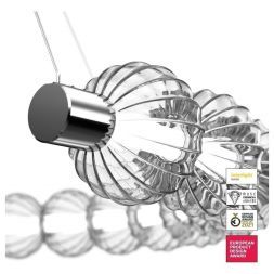 Подвесная светодиодная люстра Maytoni MOD555PL-L30CH4K