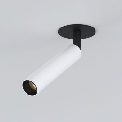 Diffe светильник встраиваемый белый/черный 5W 4200K 25027/LED Elektrostandard