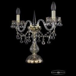 Настольная лампа Bohemia Ivele Crystal 1409L/2/141-39/G (BOHEMIA 1409L/2/141-39/G) Настольная лампа Bohemia Ivele Crystal 1409L/2/141-39/G (BOHEMIA 1409L/2/141-39/G)