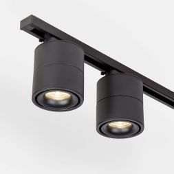 Трековый светодиодный светильник для однофазного шинопровода Elektrostandard Klips Черный 15W 4200K (LTB21) однофазный