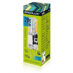 Светодиодная лампа Ergolux LED-JC-2W-G4-4K