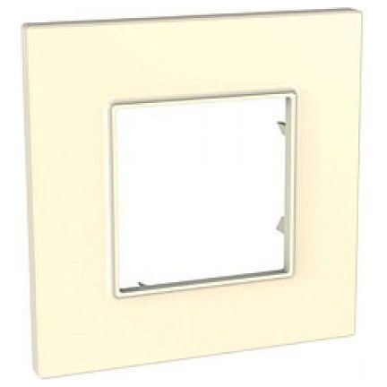 Рамка 1-ая Schneider Electric Unica Quadro Бежевый MGU2.702.25