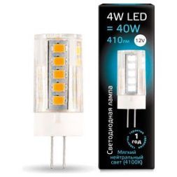 Лампа Gauss 207307204 LED G4 12V 4W 4100K керамика