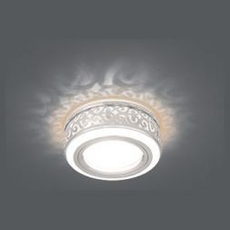 Светильник Gauss Backlight BL090 круглый белый/белый Gu5.3 3W LED 3000K