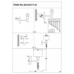Светильник настенный Evoluce SLE105171-01 PRIMMA