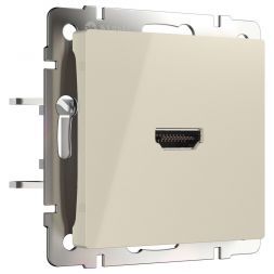 Розетка HDMI Werkel W1186003 слоновая кость (WL03-60-11)