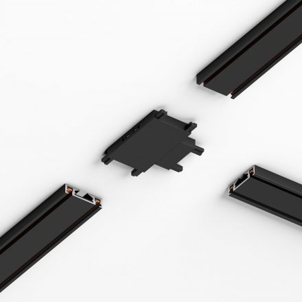 Flat Magnetic Коннектор для четырёхстороннего соединителя накладного шинопровода (чёрный) Elektrostandard