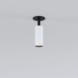 Diffe светильник встраиваемый белый/черный 8W 4200K 25039/LED Elektrostandard