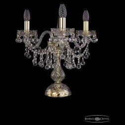 Настольная лампа Bohemia Ivele Crystal 1409L/3/141-39/G