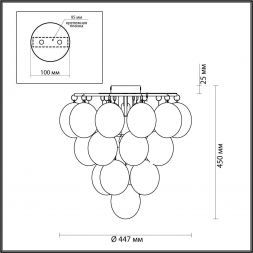 Потолочный светильник Odeon Light 4797/6C Grape
