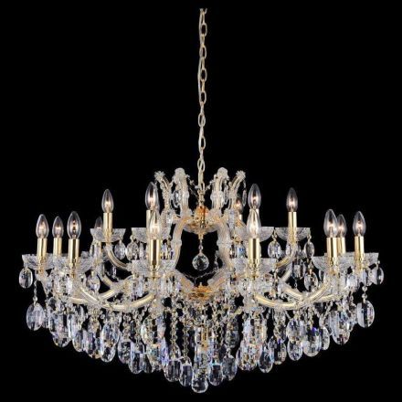 Подвесная люстра Crystal Lux Hollywood SP12+6 Gold