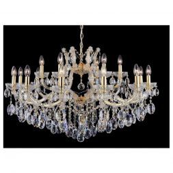 Подвесная люстра Crystal Lux Hollywood SP12+6 Gold