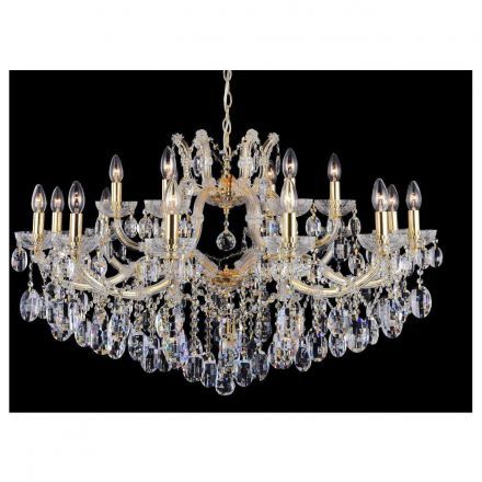 Подвесная люстра Crystal Lux Hollywood SP12+6 Gold