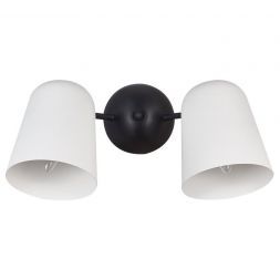 Бра Crystal Lux ENRIQUE AP2 BLACK/WHITE